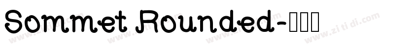 Sommet Rounded字体转换